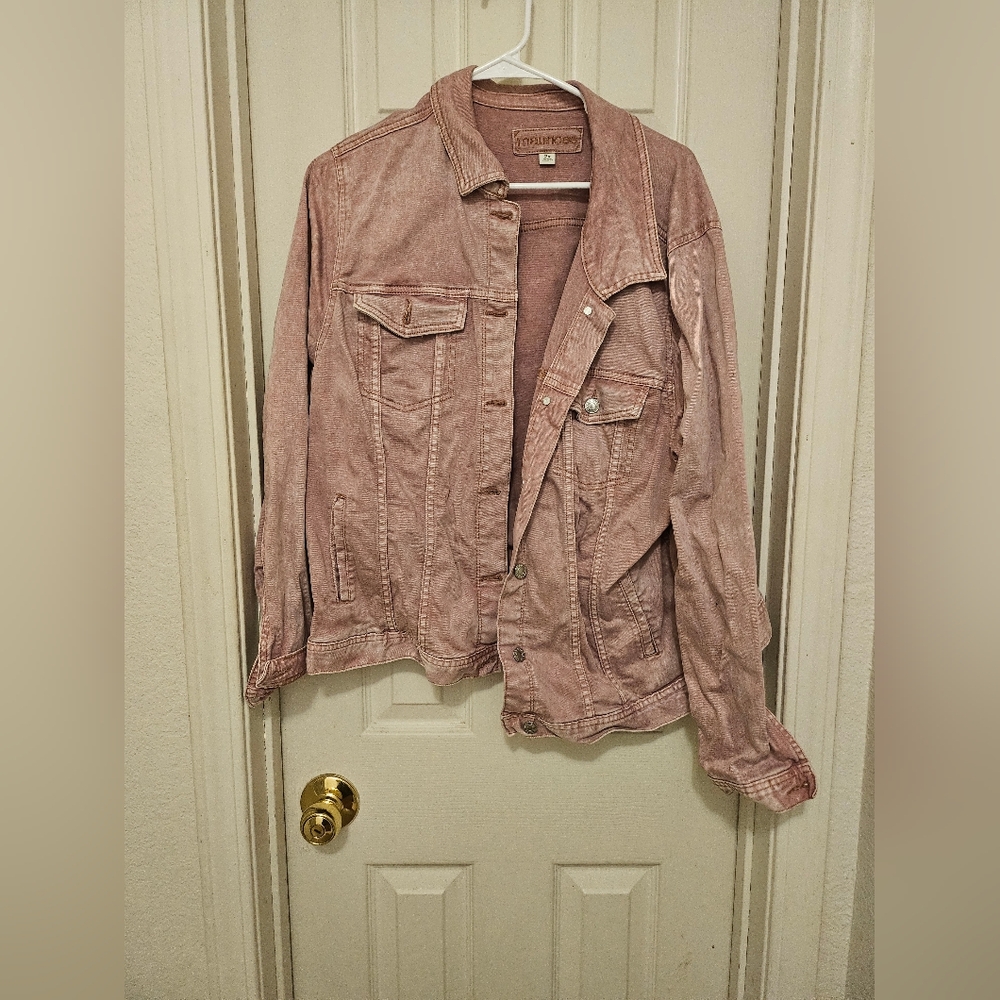 Maurices Rose colored Jean Jacket